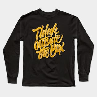 Think outside the box Long Sleeve T-Shirt